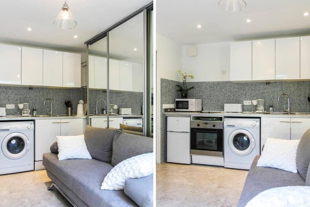 Appartement Lumineux Avec Terrasse Jardin Et Acces Piscine Villefranche-sur-Mer Exterior foto